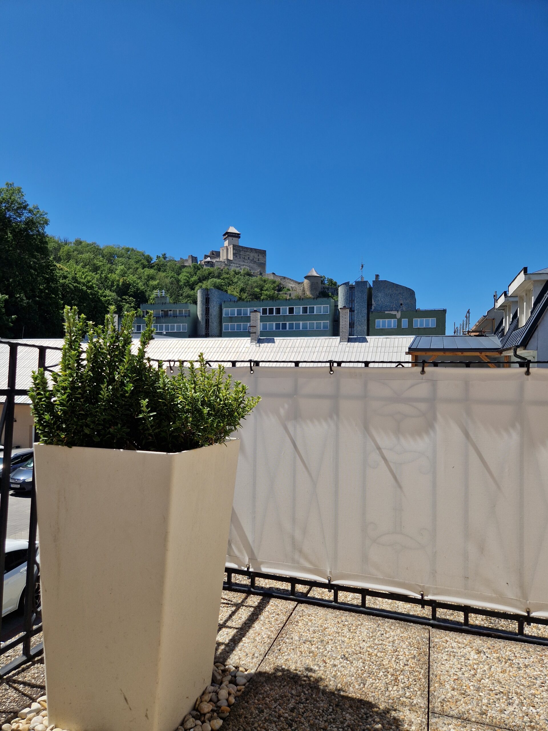 Výhľad z apartmánu č. 204 Aurelius